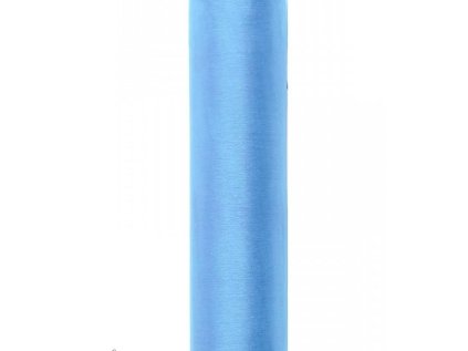 organza 16 cm x 9 m svetle modra 547