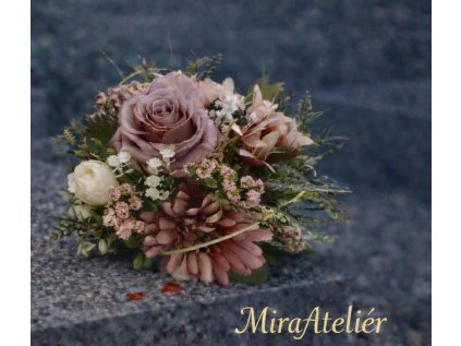 Květinová miska - mix květin.pr.20cm