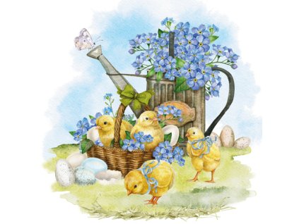 380014 Forget Me Not&Chicks DES 4x4 Q12