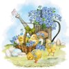 380014 Forget Me Not&Chicks DES 4x4 Q12