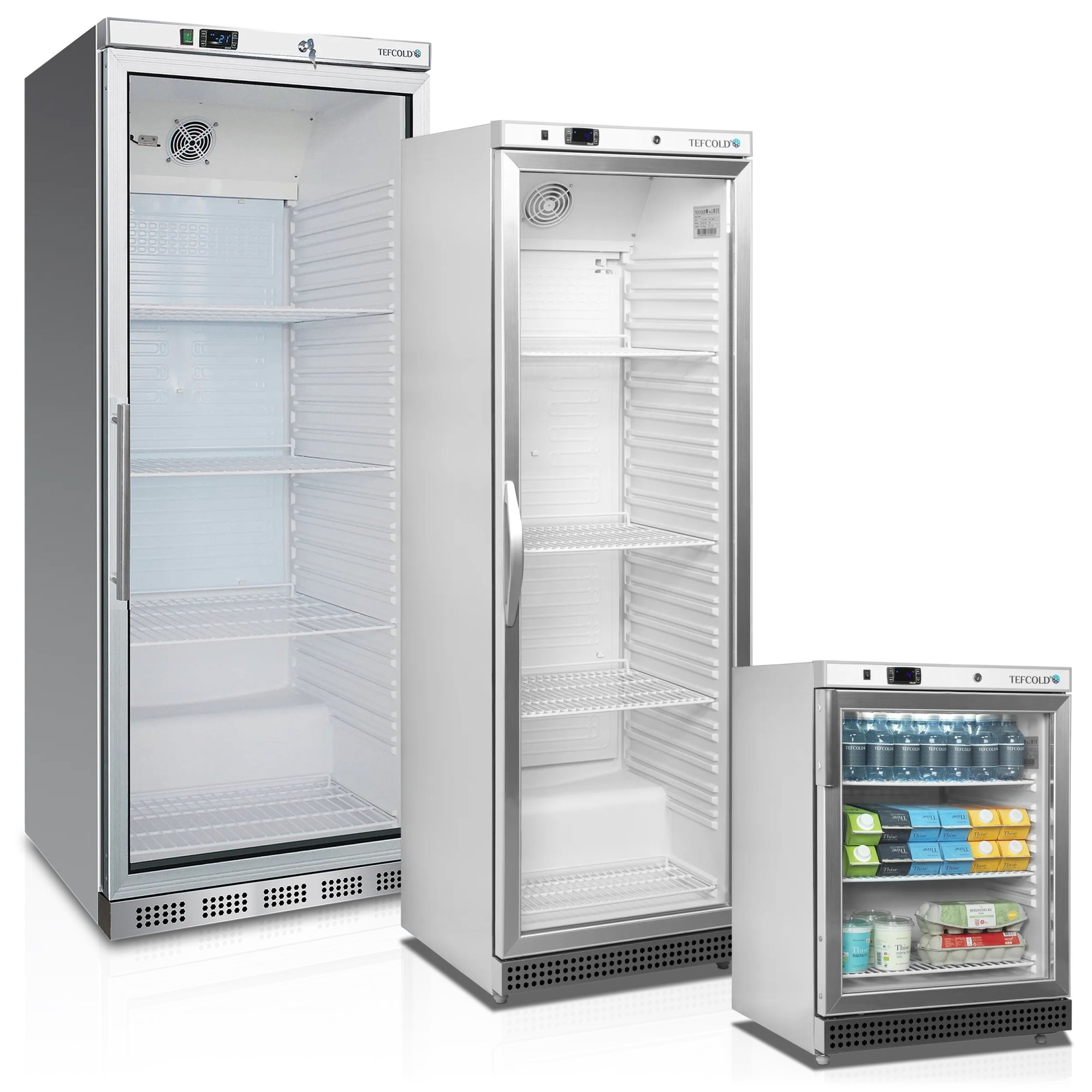 Chladicí skříně s prosklenými dveřmi TEFCOLD UR G: osvědčená volba pro gastro i prodej
