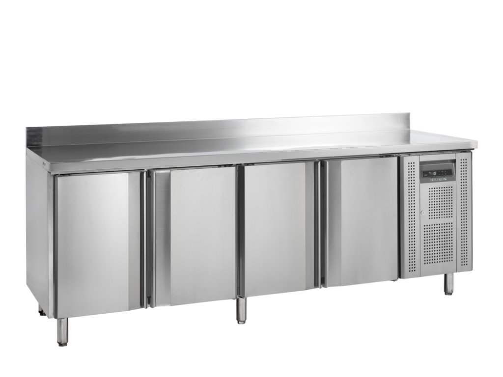 TEFCOLD CF 7410 - Čtyřdveřový nerezový mrazicí stůl (533 l)
