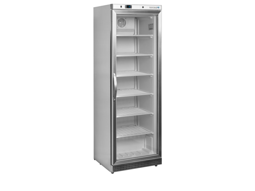 TEFCOLD UF 400 SG - Mrazicí vitrína se statickým chlazením (340 l), nerezová