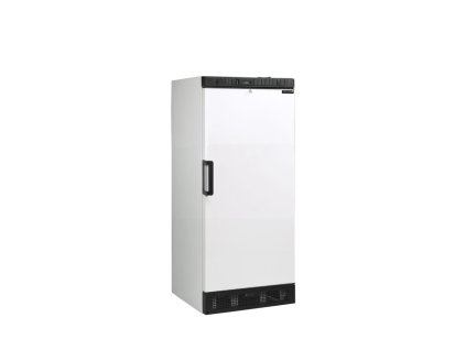 TEFCOLD SDU 1220 - Malá bílá chladicí skříň s plnými dveřmi | 3x police, 190 l, 131,5 cm