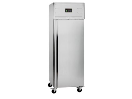 TEFCOLD GUC 70 - Nerez gastro chladicí skříň s plnými dveřmi | 3x police, 528 l, 200 cm