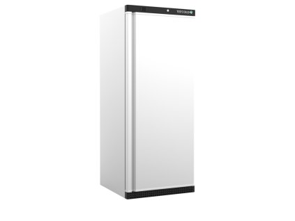 TEFCOLD UR 600 ST - Široká bílá gastro lednice na přepravky s plnými dveřmi | Statické chlazení, 4x police, 570 l, 189,5 cm