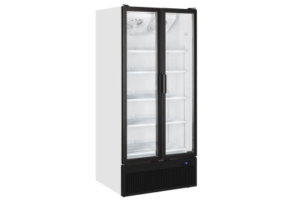 TEFCOLD FS 890 H - Bílá chladící vitrína dvoudveřová s prosklenými křídlovými dveřmi