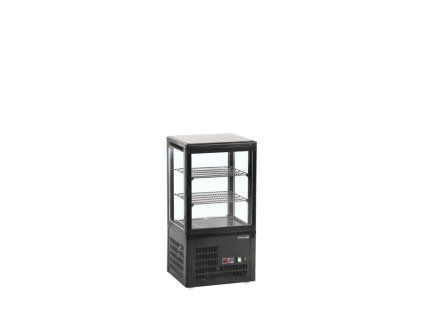TEFCOLD UPD 60 BLACK – Panoramatická vitrína, 58 l, černá
