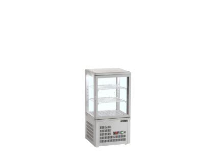 TEFCOLD UPD 60 GREY – Panoramatická vitrína, 58 l, šedá