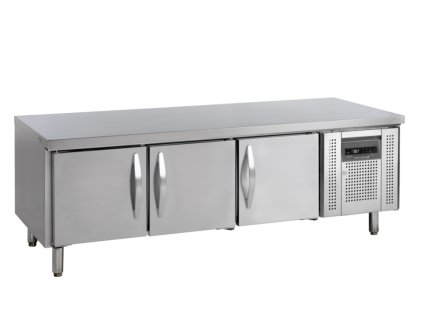 TEFCOLD UC 5310 – Podpultový chladicí stůl, 3-dveřový, 262 l, nerezový