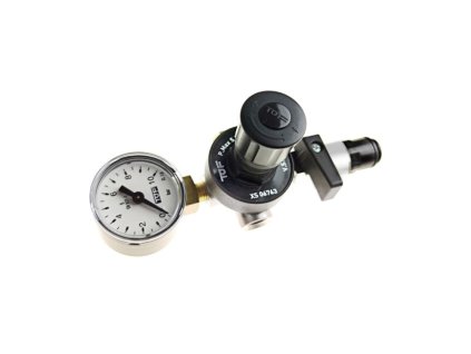 Redukční ventil TOF CO2 mini +kohout+rychlospojka 8 mm