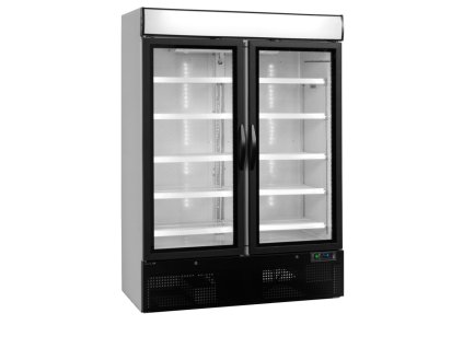 TEFCOLD NC 5000 G – Bílá chladící vitrína s prosklenými křídlovými dveřmi (1079 l)