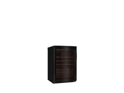 TEFCOLD SC 85 BLACK - Malá chladnička na víno s prosklenými dveřmi (kapacita 22 lahví)
