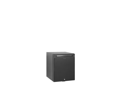 TEFCOLD TM 35 C - Černý minibar s plnými dveřmi (24 l)