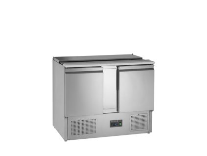 TEFCOLD SA 1045 – Chladicí saladeta, 2-dveřová, s vanou na GN 1/1, 240 l, nerezová