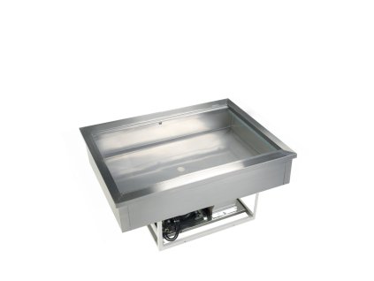 TEFCOLD CW2 – Stolní chladicí vana, statické chlazení, 2x GN 1/1, nerezová