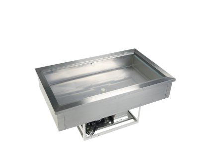 TEFCOLD CW3 – Stolní chladicí vana, statické chlazení, 3x GN 1/1, nerezová