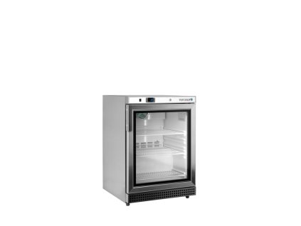 TEFCOLD UF 200 VSG - Nerezová prosklená mrazicí skříň (120 l)