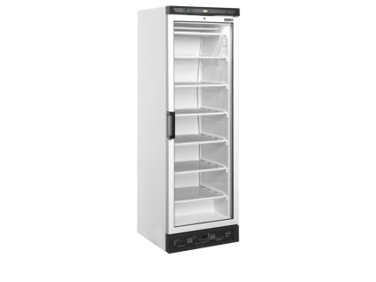 TEFCOLD UFFS371G - Bílá prosklená mrazicí skříň (270 l)