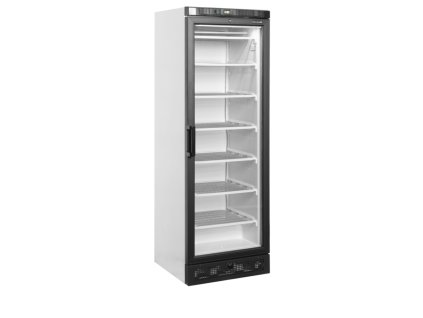 TEFCOLD UFSC371G - Bílá prosklená mrazicí skříň (270 l)