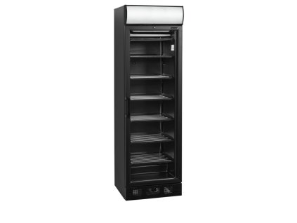 TEFCOLD UFSC371GCP Black - Mrazicí vitrína se statickým chlazením (270 l), celočerná