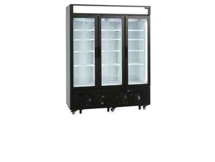 TEFCOLD UFSC 1600 GCP - Třídveřová bílá prosklená mrazicí skříň (891 l)