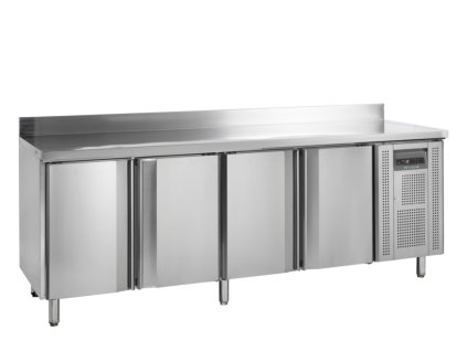TEFCOLD CF 7410 - Čtyřdveřový nerezový mrazicí stůl (533 l)
