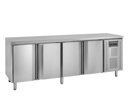 TEFCOLD CF 7410/-SP – Mrazicí stůl, 4-dveřový, 533 l, nerezový