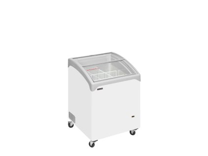 TEFCOLD NIC 101 SCEB - Profesionální prodejní pultová mraznička s oblým sklem (115 l)