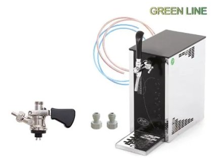 Kompletní sestava: PYGMY 25/K Exclusive NEW Green Line, 1x kohout, s narážečem BAJONET  + Sanitační rychlospojka zdarma