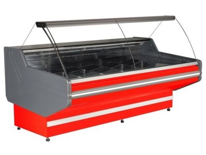 JUKA Modena W 150/110 – Obslužný chladicí pult, oblý, šířka 158 cm