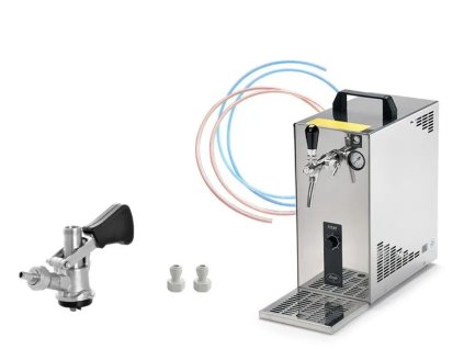 Kompletní sestava: Lindr PYGMY 35/K profi s narážečem BAJONET  + Sanitační adaptér zdarma