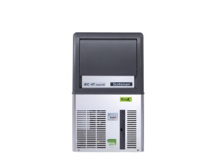 Scotsman ECM 47 AS OX – Výrobník kloboučkového ledu, 25 kg/24 h, černý/nerezový