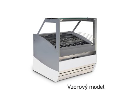 JUKA Magnum ICE MGI 12 – Zmrzlinová vitrína, ventilované chlazení, na 12x 5 l vaničky