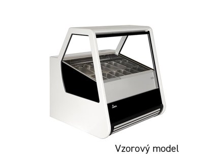 JUKA Dolce ICE DCI 12 – Zmrzlinová vitrína, ventilované chlazení, na 12x 5 l vaničky