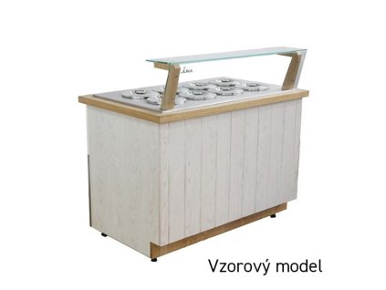 JUKA Malaga ML6 – Zmrzlinový distributor, statické chlazení, na 6x 7,3 l vaničky