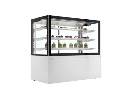 Carina 09 1,0 SQR - Cukrářská obslužná chladicí vitrína, rovné čelní sklo (výstavní plocha 0,95 m²)