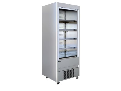 TEFCOLD MCX 90 M – Přístěnná chladicí vitrína s agregátem, nerezová