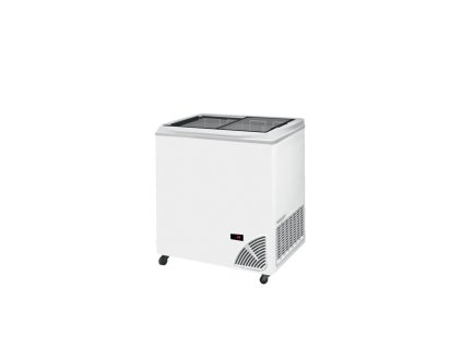 ARO 201/2 White Edge - Prodejní pultový mrazák s rovným posuvným sklem (149 l)
