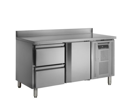 TEFCOLD CK 7220 – Chladicí stůl, 1-dveřový, 2-zásuvkový, 272 l, nerezový