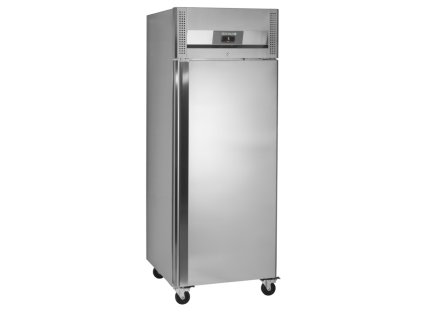 TEFCOLD RK710X1 - Nerez gastro chladicí skříň s plnými dveřmi | 3x police, 393 l, 209 cm