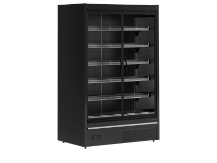 TEFCOLD MDCA 1250 HB černá přístěnná chladicí vitrína s agregátem