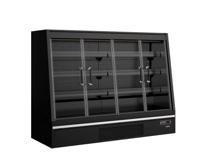 TEFCOLD Galaxy+ GPL20FGD Black – Přístěnná vitrína
