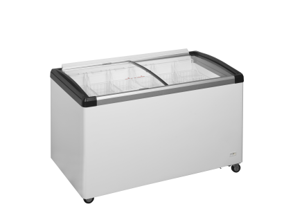 TEFCOLD IDB400-W1, prosklený pultový mrazák