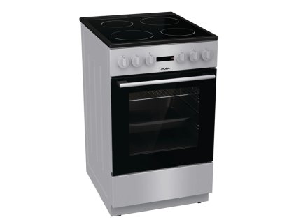 Mora C 2245 AS – Sklokeramický sporák, šířka 50 cm, klasická trouba, nerez