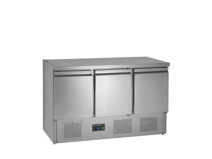 TEFCOLD SA 1365 S/S – Chladicí saladeta, 3-dveřová, 368 l, nerezová