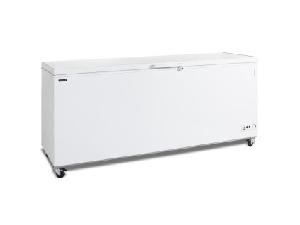 TEFCOLD CF700 SL – Pultový mrazák, plné víko, 600 l, bílý