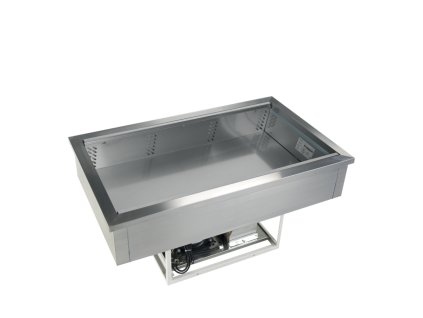 TEFCOLD CW3/V – Stolní chladicí vana, ventilované chlazení, 3x GN 1/1, nerezová