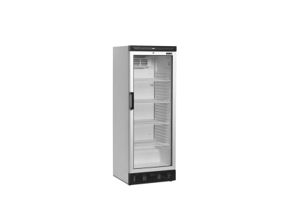 TEFCOLD FS 1280 - Bílá lednice prosklená | 4x police, 290 l, 163,5 cm