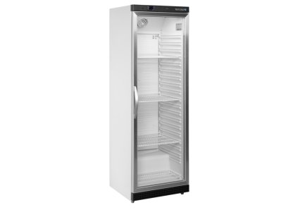 TEFCOLD UR 400 G - Univerzální bílá gastro lednice prosklená | 4x rošty, 350 l, 185,5 cm